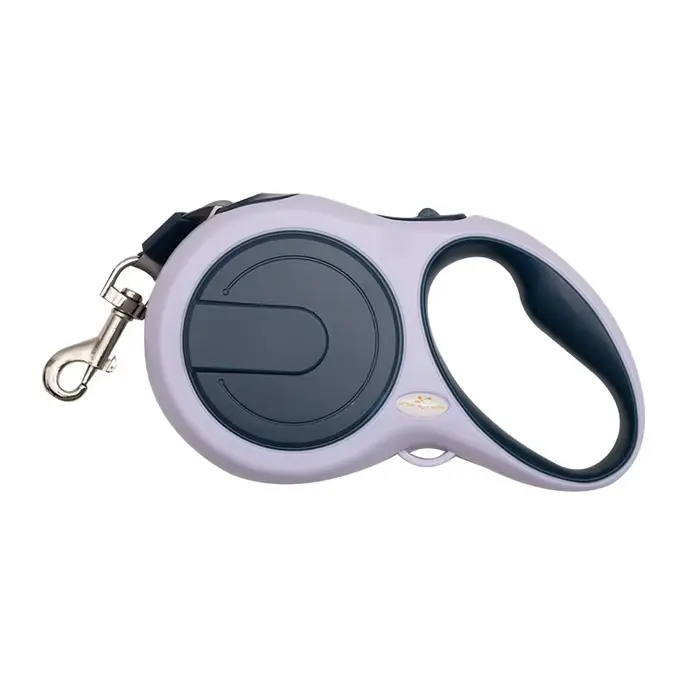 Laisse rétractable pour chien de 5 mètres avec collier à roulettes, adaptée aux chiens de petite à m