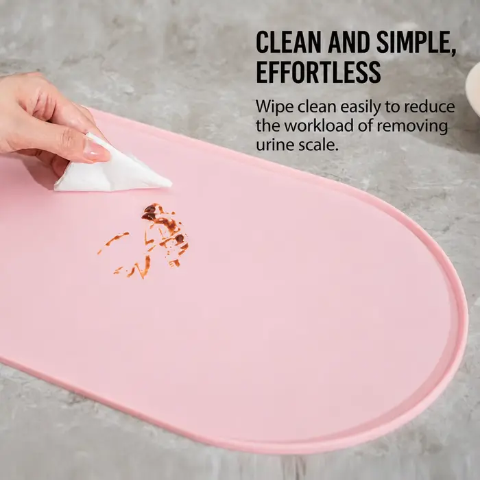 Tapis pour nourriture pour animaux de compagnie compatible avec les gamelles pour chats/chiens, tapis d'alimentation pour chats avec conception antidérapante et imperméable, pour les propriétaires de 