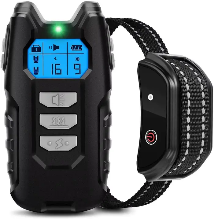 Collier d'entraînement pour chien de compagnie, 1000 pieds, avec télécommande, Rechargeable, étanche