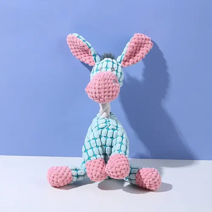 Jouet en peluche pour chiot de dessin animé, jouet de dentition à mâcher pour petits chiens, accesso