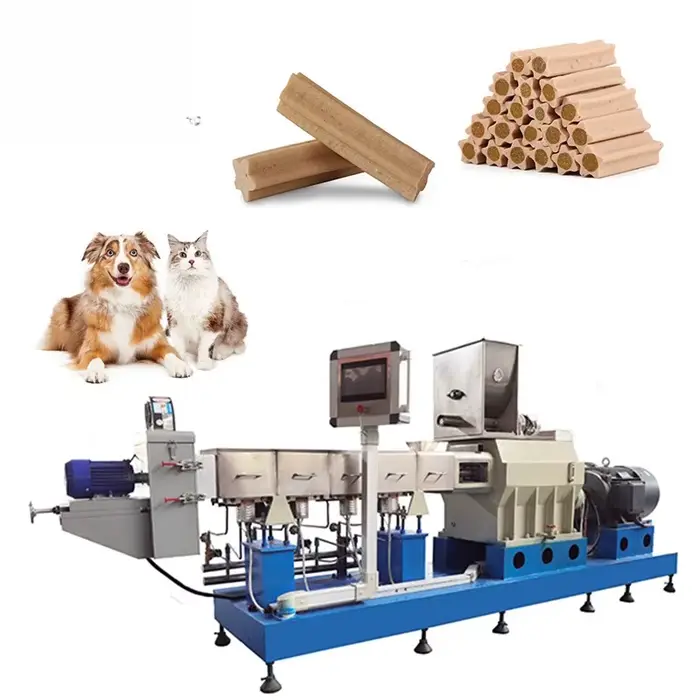 Machine de fabrication de friandises pour animaux de compagnie de haute qualité, ligne de production