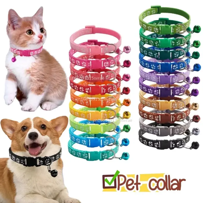 Collier pour chien et chat avec cloche