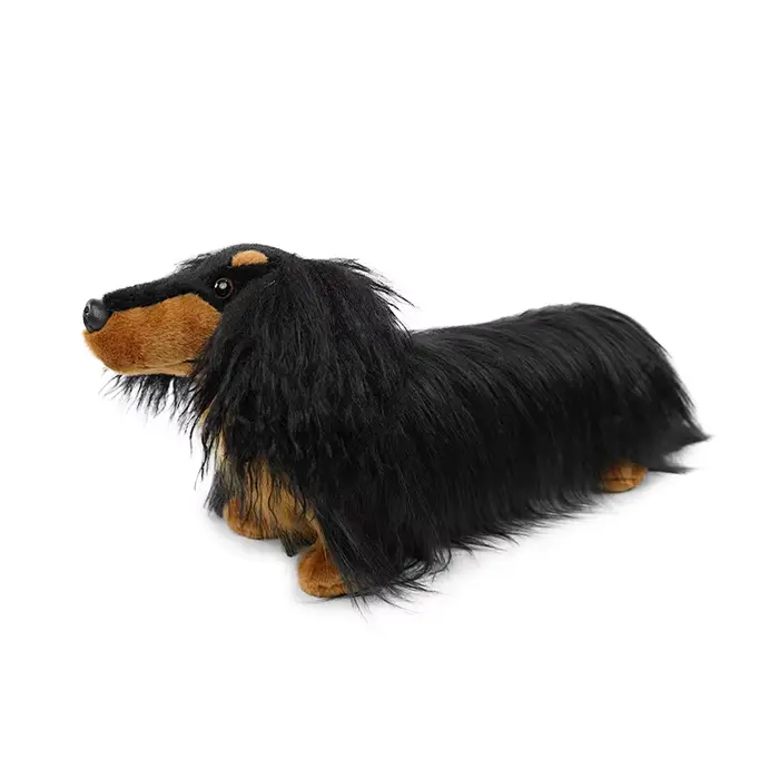 Nouvelle Peluche Chien Longue de Haute Qualité, Chien Teckel en Peluche, Jouet de Simulation de Chio