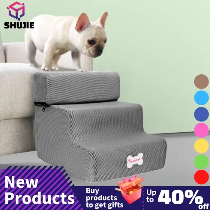 Maison pour Hot Dog, escaliers pour animaux de compagnie, 3 marches, pour petit chien, chat, rampe p