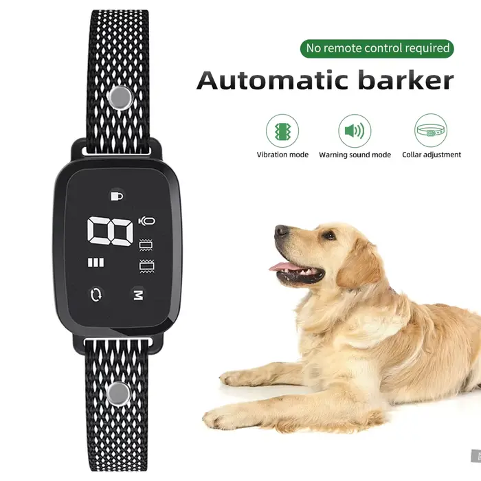 Collier Anti-aboiement existent pour Chien PupMED, Étanche, Rechargeable, Efficace, Entraînement, Do