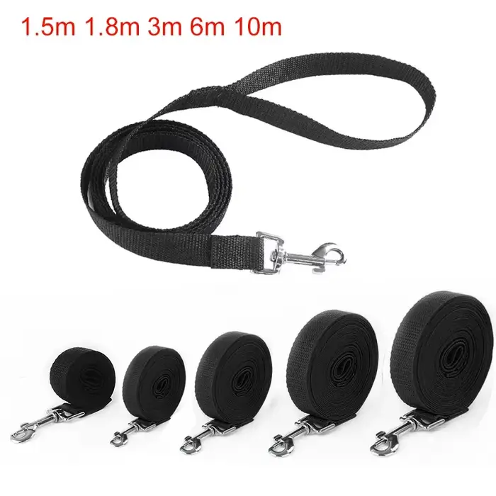 Laisse longue pour chiens de 1,5 m à 50 m, laisse extra-longue pour chiot, corde en nylon pour l'entraînement en extérieur, accessoires pour chiens, laisses de contrôle étendues