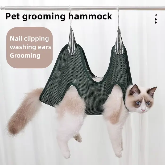 Hamac de toilettage pour animaux de compagnie, coupe d'ongles pour chien et chat, anti-rayures, sac 