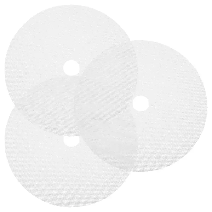 Feuilles de vaccage Alimentaire Rondes en Silicone, Tapis de vaccage, Doublures de Fruits, Polymères