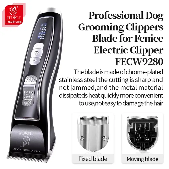 Lame de tondeuse professionnelle pour toilettage de chiens, pour tondeuse électrique Fenice FECW9280