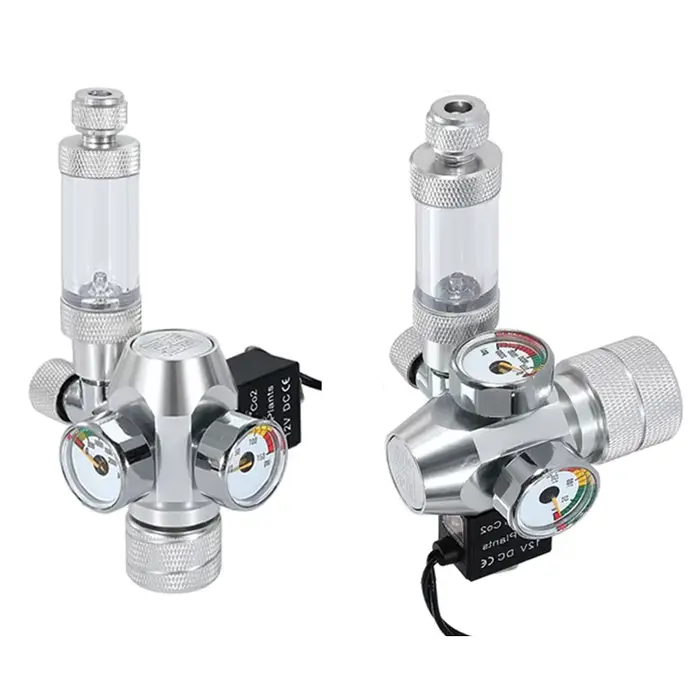 Régulateur de CO2 pour Aquarium AC100-240V, vanne électromagnétique, compteur de bulles, système de 