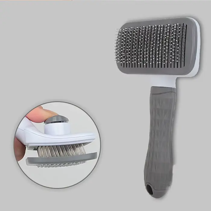 Brosse de toilettage pour animaux de compagnie, peigne pour chien et chat, auto-livres, épilateur po