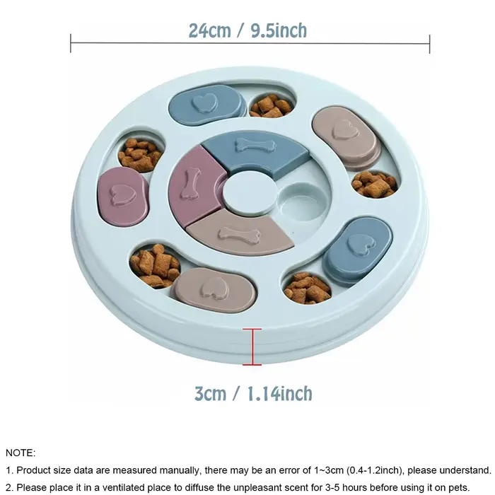 Bol pour cacher la nourriture pour chien, jouet éducatif pour l'entraînement à la digestion lente, jouet éducatif interactif pour soulager l'ennui