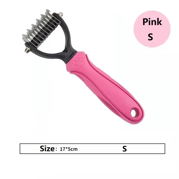 Brosse de démêlage pour animaux de compagnie, peigne pour poils de chien et chat, fournitures de toi