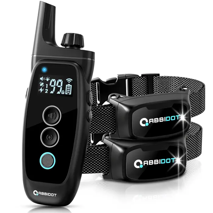 ABBIDOT T50 collier de choc électrique d'entraînement pour chiens pour animaux de compagnie 3300 pie
