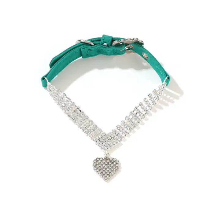 Collier réglable pour chat et chien, bijoux de luxe scintillants, collier créatif exquis pour animau