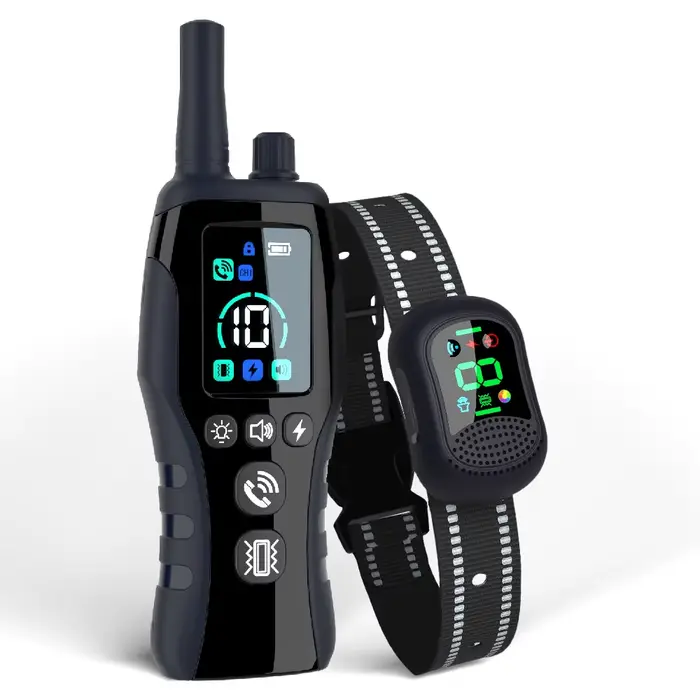 Collier de dressage pour chien 4900FT, appel vocal et 5 modes (bip, vibration, électrostatique sécur
