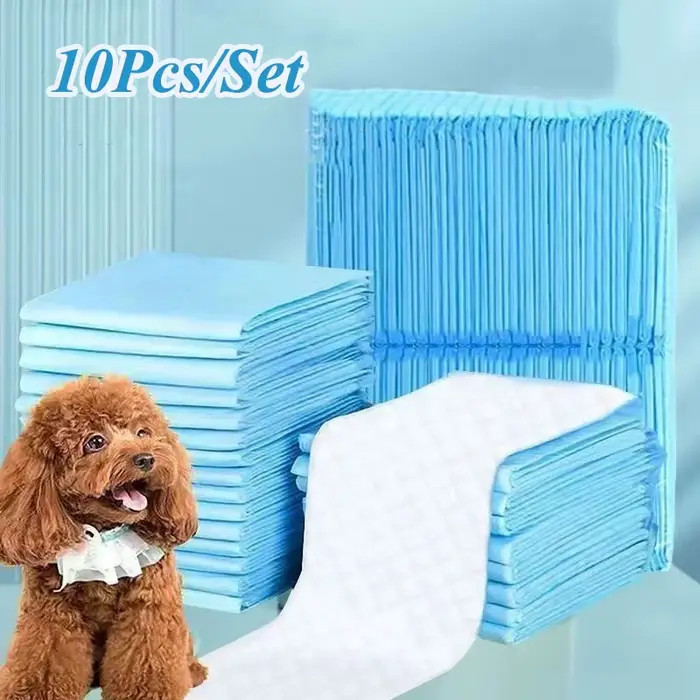 Couche-culotte Super absorbante pour animaux de compagnie, coussinets épais pour pipi, tapis jetable