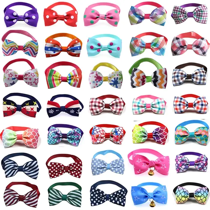 20 pièces accessoires pour chiens noeud papillon pour chien en vrac collier pour chien noeud papillo