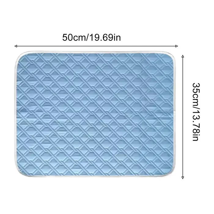 Tapis Rafraîchissant pour Animaux de Compagnie – Coussin Respirant et Lavable pour l'Été – Couvertur