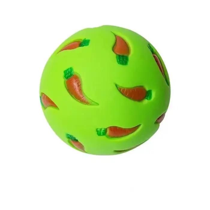 Balle distributrice de nourriture interactive pour lapin, jouet à mâcher pour lapin, hamster, cochon