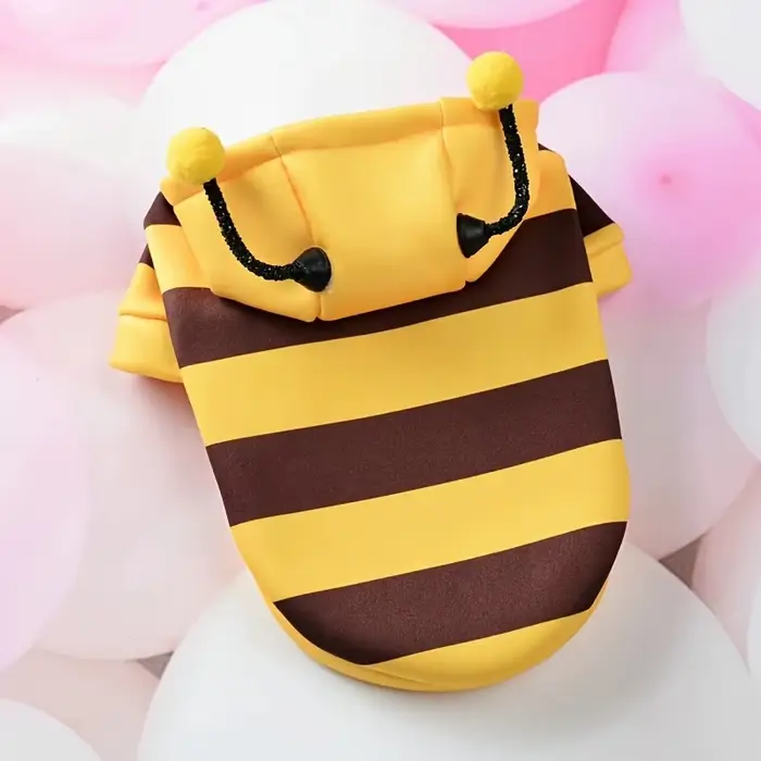Vêtements pour animaux de compagnie Bee Pet : Manteau, tenue, sweat à capuche d'Halloween, costume d