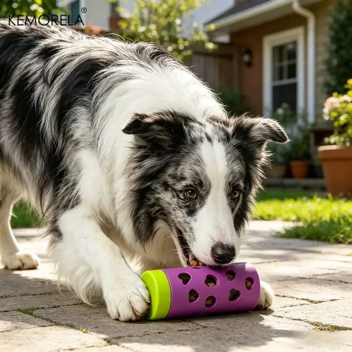 KEMORELA Jouet multifonctionnel détachable pour animaux de compagnie, distributeur de nourriture len