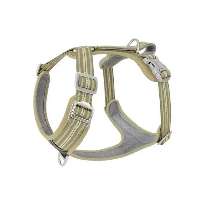 JUSTINLAU Harnais pour animaux de compagnie avec harnais réfléchissant réglable pour chien de petite
