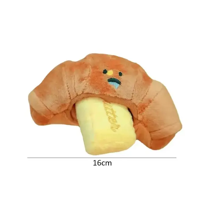 Jouet de reniflage de nourriture cachée jouets de chien grinçant jouet en peluche interactif jouet à