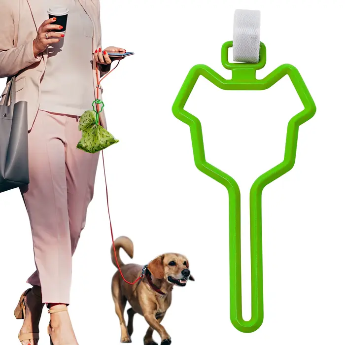 Support de sac de merde de chien, porte-sac de déchets, distributeur de laisse de chien, support mai