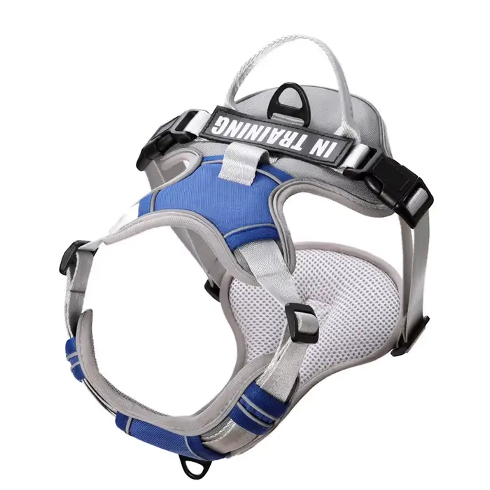 Harnais Anti-perte personnalisable pour chien, gilet respirant réfléchissant sans fuite, harnais rég