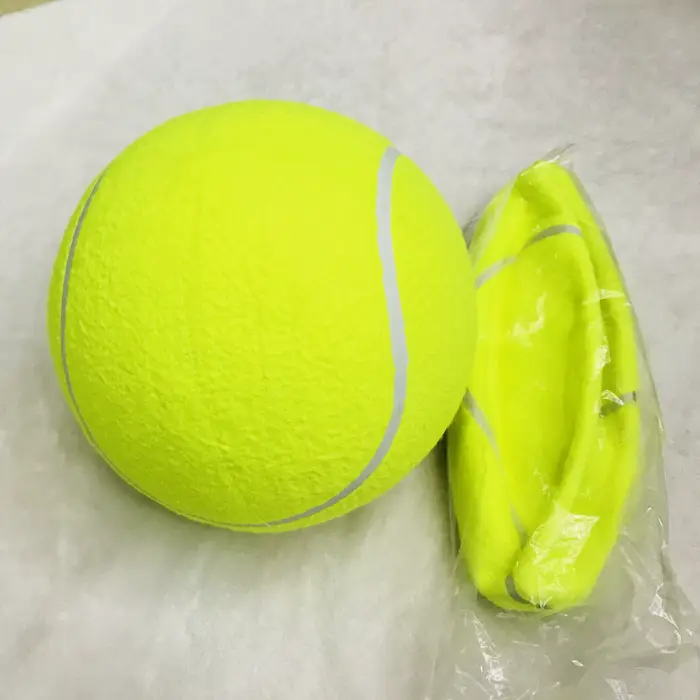 Balle de tennis gonflable pour animaux de compagnie, jouet à mâcher pour chien, jouets interactifs p