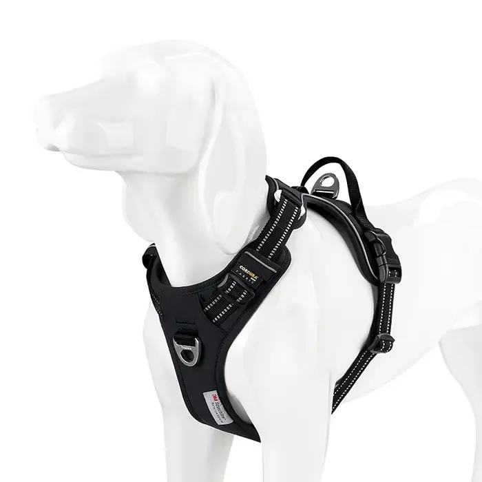 TRUE LOVE harnais pour animaux de compagnie sans traction en Nylon réfléchissant harnais pour chien 