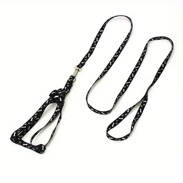 Laisse réglable en nylon pour petit animal de compagnie, collier de laisse de marche, ceinture SFP, 
