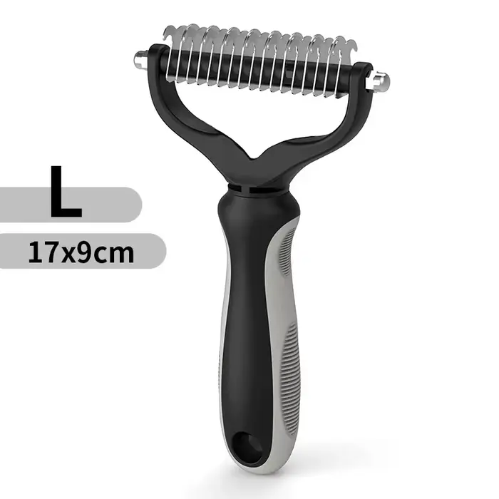 Brosse de toilettage pour chiens et chats, démêlante et anti-poils, pour poils longs et courts, équi