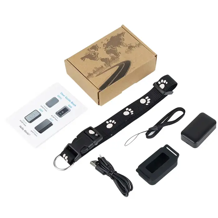 Traceur GPS étanche pour animaux de compagnie, collier de localisation réglable, appel en temps réel