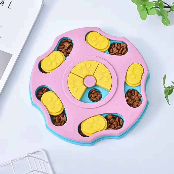 Jouets Puzzle pour chiens, mangeoire lente interactive, augmentation du qi, distributeur de nourritu