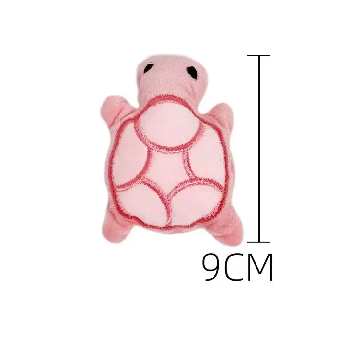 Mini jouet en peluche tortue couineuse pour chien, jouet à mâcher doux pour chiot, jouet interactif 