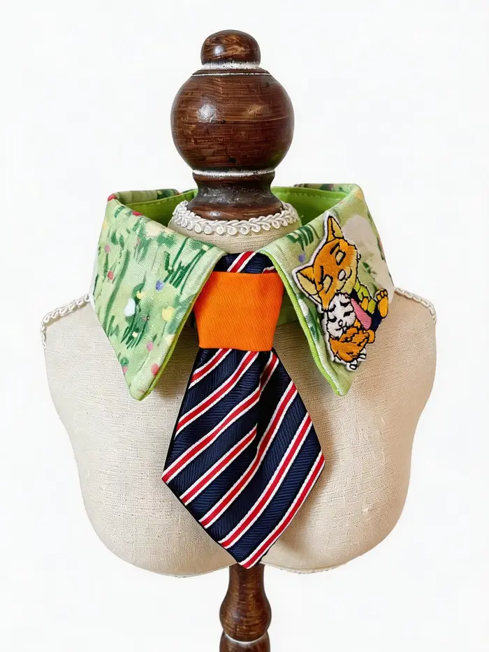 Adorable Collier Nœud Papillon pour Animaux de Compagnie, Costume de Chien Shérif, Collier Ajustable