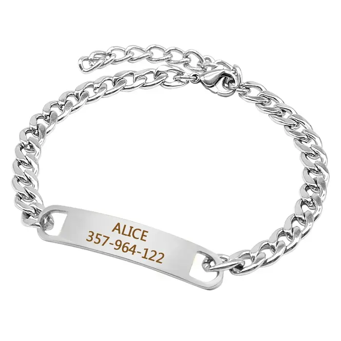 Collier chaîne personnalisé pour chien et chat, colliers gravés personnalisés pour animaux de compag
