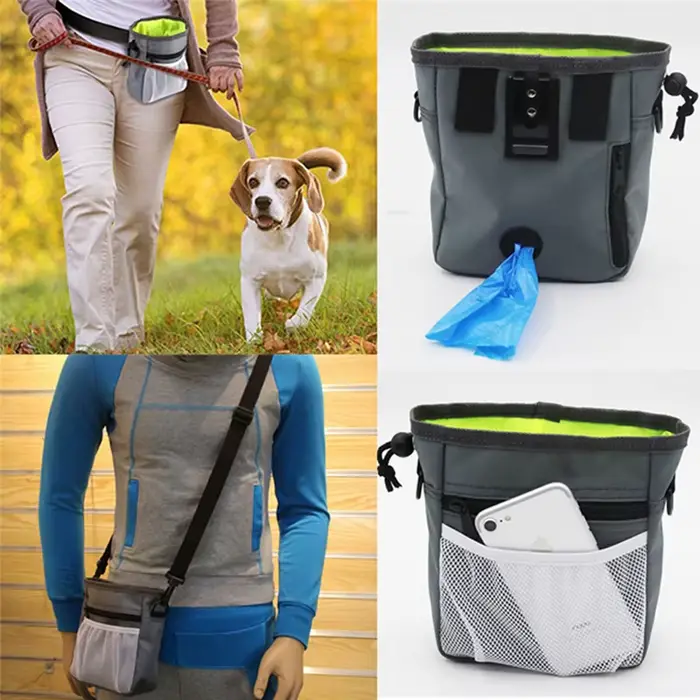 Sac de collation pour chien de compagnie, sac de friandises d'obéissance des aliments, pochette d'ex