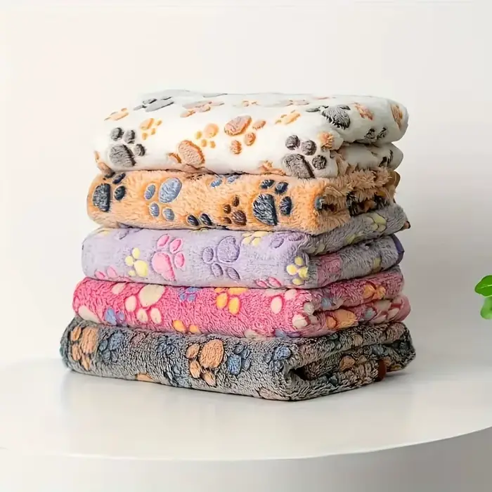 Couverture pour animaux de compagnie en flanelle
