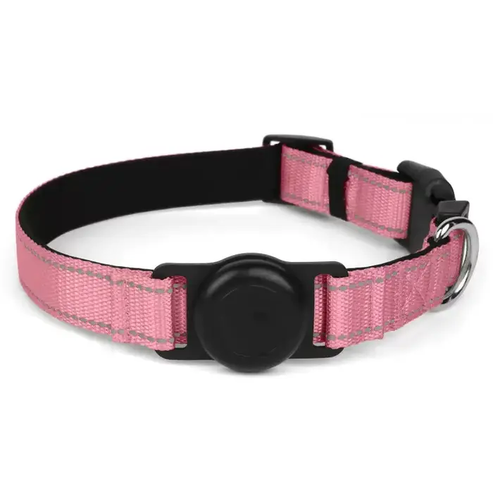 Collier pour chien avec support AirTag, ultra-résistant, confortable, rembourré, colliers pour chien