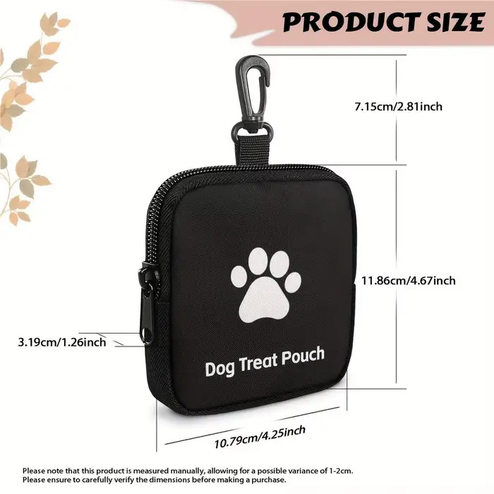 Sac à friandises pour dressage de chien, sac multifonctionnel pour animaux de compagnie, sac à frian