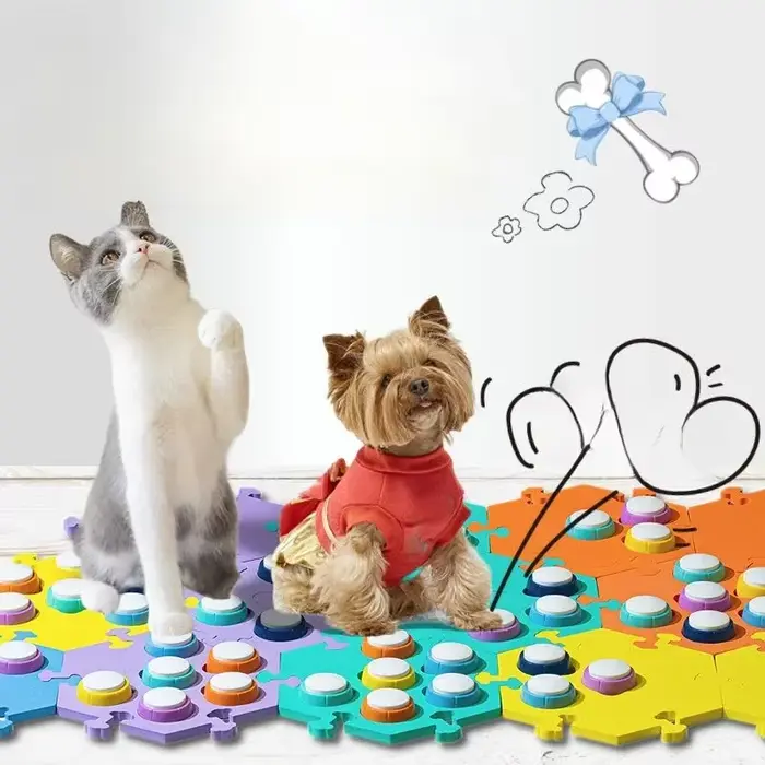 Bouton de conversation pour chien, boutons de Communication pour animaux de compagnie, enregistreur 