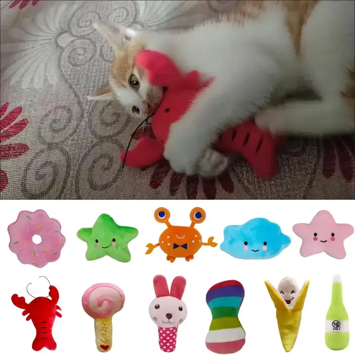 Jouets à mâcher en peluche pour animaux de compagnie, pour petits chiens et chats, couineur, chiot, 