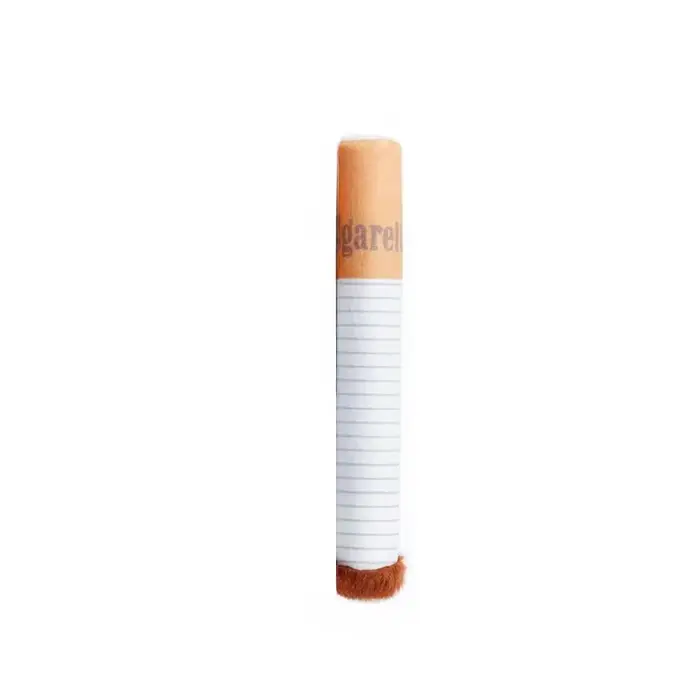 Jouet interactif en peluche pour chien, design cigarette, jouet à mâcher couineur, cadeau amusant po