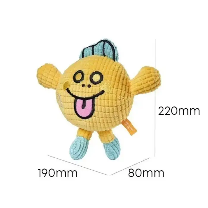 Jouet grinçant Durable et mignon, jeu interactif, entraînement amusant, jouet à mâcher pour chiot de