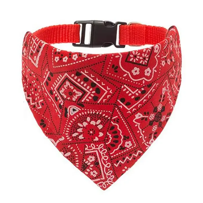 Collier bandana pour chien, collier écharpe réglable, bandanas pour chiens, collier pour chiot, foul