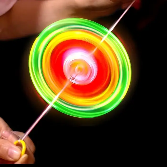 3/6/9 pièces Nouveaux Jouets Lumineux à Tirer à la Main, Jouets à Corde Lumineuse Clignotante, Jouet