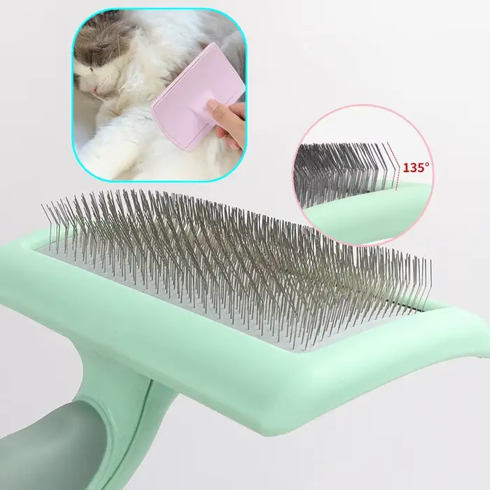 Brosse pour chien en acier inoxydable, peignes de Massage pour chien, brosse de toilettage pour anim